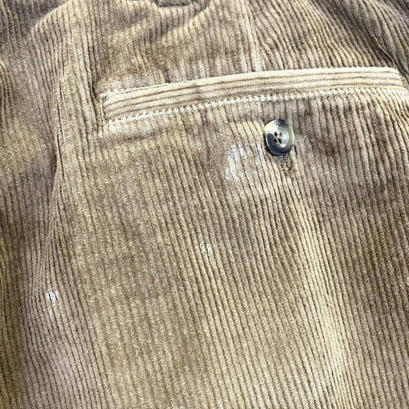 L.L. Bean Pants Mens Size 36x29 Stretch Country Corduroy Pants Natural Fit Brown - Picture 3 of 4